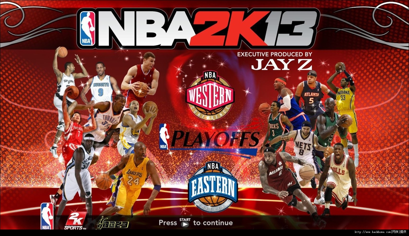 nba2k13季后赛引导图