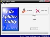 File Splitter Utility(ļָ) V1.0ɫ