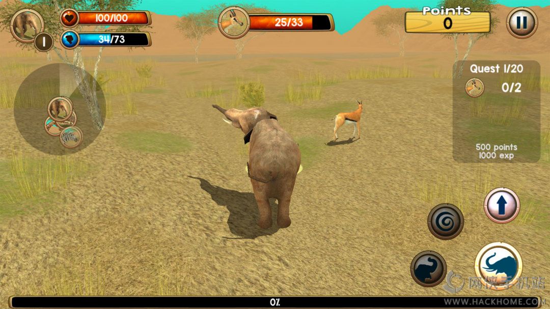 Ұģ3Dİ׿棨Wild Elephant Sim 3D)ͼ2: