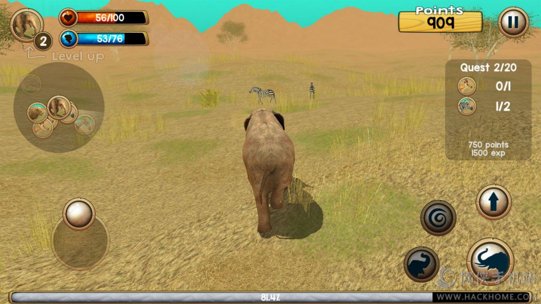 Ұģ3Dİ׿棨Wild Elephant Sim 3D)ͼ4:
