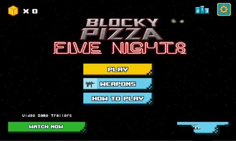 ״ҹϷĺ棨Blocky Pizza Five Nightsͼ1: