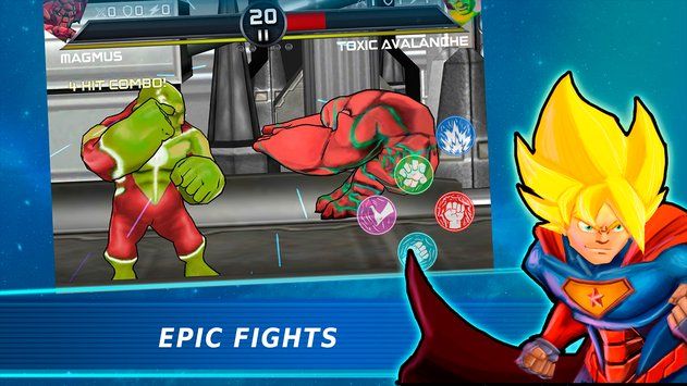 Ӣ3Y[׿棨Superheroes 3 Fighting GamesD4: