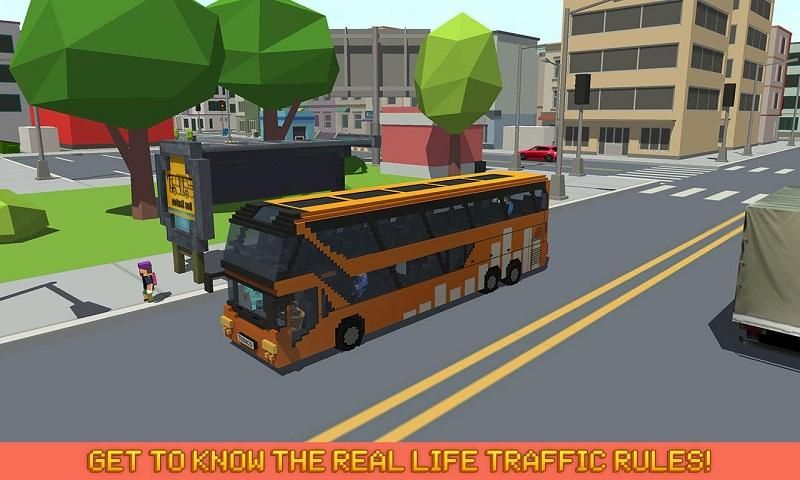 ذʿ޽޸ƽ棨Mr Blocky City Bus SIMͼ1: