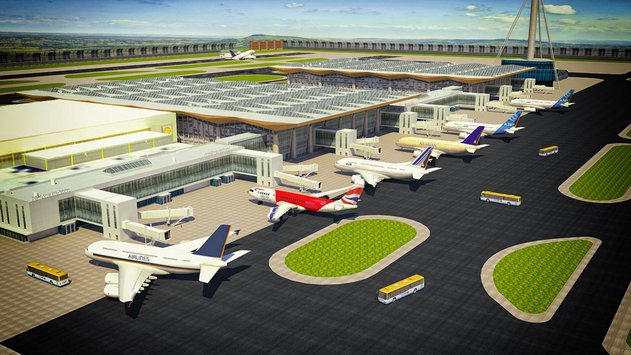 飛行模擬器3D安卓版（Flight Simulator 3D Airplane）圖片1