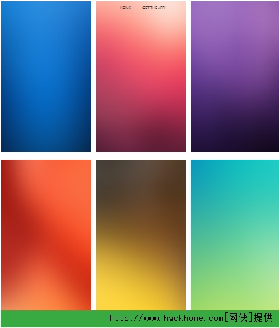 苹果ios7/iphone5s/c模糊背景渐变风格高清壁纸 155p 640x1136