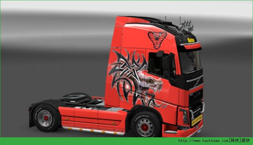 欧洲卡车模拟2 巨蟒皮肤mod